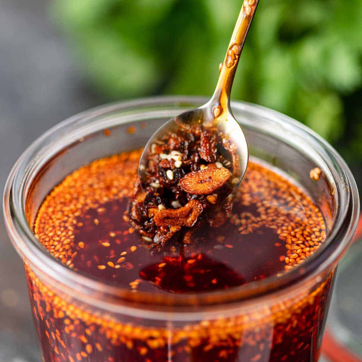 Chili crisp oil